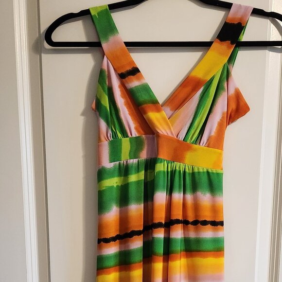 Pretty Young Thing Colorful Sun Dress Size Large - Picture 2 of 8